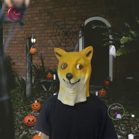 Mặt Nạ Hóa Trang Chó - Đạo Cụ Cosplay Halloween Độc Đáo Cho Thú Cưng - Phụ Kiện Tiệc Tùng Hóa Trang