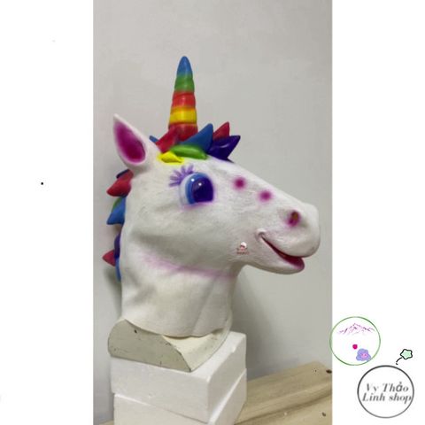 Mặt Nạ Ngựa Một Sừng BoJack Horseman - Phụ Kiện Cosplay Halloween Độc Đáo Cho Mọi Lứa Tuổi, Chất Liệu Latex Cao Cấp
