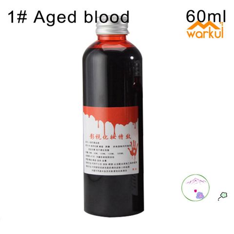 Lọ máu giả 30ml, 60ml, 100ml, 120ml - Đạo cụ hóa trang Halloween, sân khấu, cosplay chất lượng cao