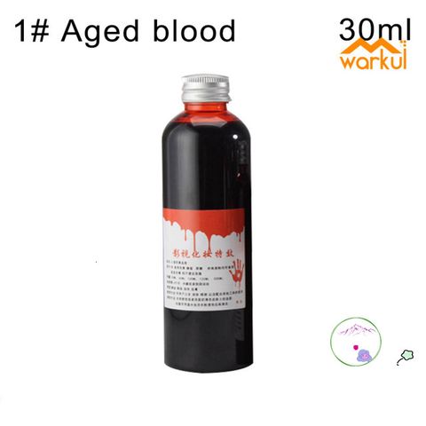 Lọ máu giả 30ml, 60ml, 100ml, 120ml - Đạo cụ hóa trang Halloween, sân khấu, cosplay chất lượng cao