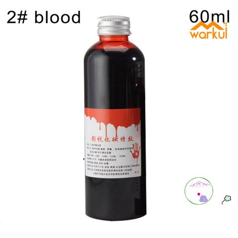 Lọ máu giả 30ml, 60ml, 100ml, 120ml - Đạo cụ hóa trang Halloween, sân khấu, cosplay chất lượng cao