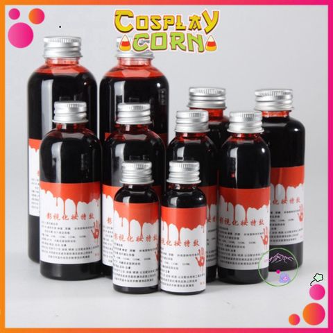Chai máu giả 5ml cho Halloween - An toàn, dễ sử dụng, phù hợp hóa trang chất lượng từ Corn.Cosplay
