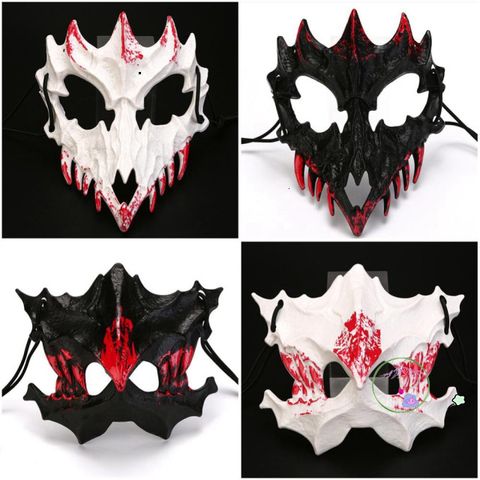 Mặt Nạ Kinh Dị Rồng Hổ Sói - Phụ Kiện Halloween Độc Đáo Cho Nam Nữ - Trang Phục Hóa Trang Đầy Sáng Tạo