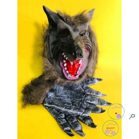 Mặt Nạ Chó Sói Shiba & Husky - Phụ Kiện Hóa Trang Halloween Độc Đáo Cho TikTok và Sự Kiện Lễ Hội