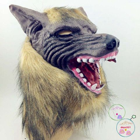 Mặt Nạ Chó Sói Shiba & Husky - Phụ Kiện Hóa Trang Halloween Độc Đáo Cho TikTok và Sự Kiện Lễ Hội