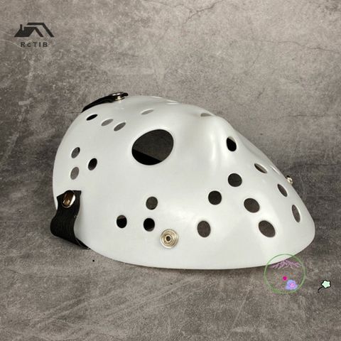 Mặt Nạ Jason Trắng Halloween - Phụ Kiện Kinh Dị Đáng Sợ cho Tiệc Hóa Trang, Lấy Cảm Hứng từ Freddie Vs. Jason