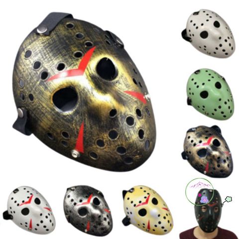 Mặt nạ Halloween Jason vs Freddy Cosplay - Độc đáo cho tiệc hóa trang và lễ hội, chất liệu PVC bền nhẹ, thoải mái sử dụng.