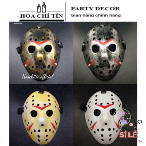 Mặt Nạ Jason Voorhees Halloween - Phụ Kiện Hóa Trang Chất Liệu Cao Cấp Cho Tiệc Hóa Trang và Biểu Diễn Nghệ Thuật