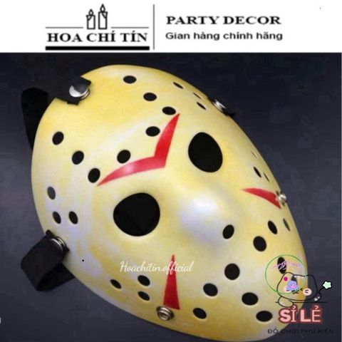 Mặt Nạ Jason Voorhees Halloween - Phụ Kiện Hóa Trang Chất Liệu Cao Cấp Cho Tiệc Hóa Trang và Biểu Diễn Nghệ Thuật