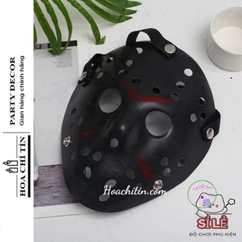 Mặt Nạ Jason Voorhees Halloween - Phụ Kiện Hóa Trang Chất Liệu Cao Cấp Cho Tiệc Hóa Trang và Biểu Diễn Nghệ Thuật