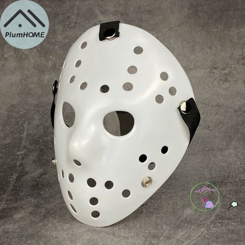 Mặt nạ Halloween Jason Trắng - Mặt nạ kinh dị Freddie cho lễ hội và hóa trang, trang trí Halloween độc đáo