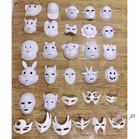 Gói 150 Mặt Nạ Giấy Chất Lượng Cao Kèm Dây Đeo - Mẫu Mã Đa Dạng, Giá Cực Rẻ Cho Ngày Hội Trung Thu