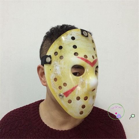 Mặt Nạ Khúc Côn Cầu Jason Voorhees - Phụ Kiện Halloween Kinh Dị Hoá Trang Cho Bữa Tiệc Cosplay, Độc Đáo, Thú Vị