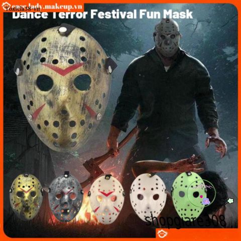Mặt Nạ Kinh Dị Halloween Freddy Krueger Và Jason Voorhees - Đạo Cụ Cosplay Trang Phục Dạ Hội Thú Vị