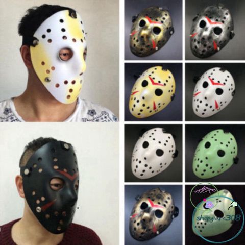 Mặt Nạ Jason Voorhees Halloween - Đạo Cụ Cosplay Kinh Dị Độc Đáo, Phụ Kiện Trang Phục Cho Tiệc Hóa Trang và Dịp Lễ Hội