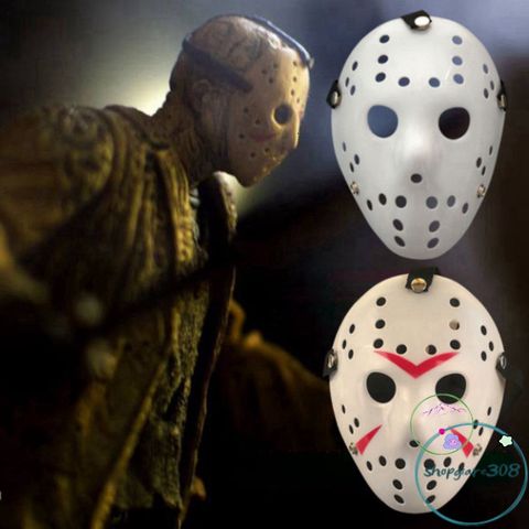 Mặt Nạ Jason Voorhees Halloween - Đạo Cụ Cosplay Kinh Dị Độc Đáo, Phụ Kiện Trang Phục Cho Tiệc Hóa Trang và Dịp Lễ Hội