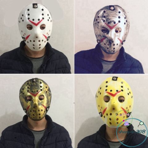 Mặt Nạ Halloween Jason Voorhees Bằng Nhựa - Phụ Kiện Hóa Trang Độc Đáo Cho Tiệc Tùng Và Sự Kiện Cosplay