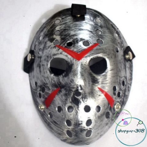 Mặt Nạ Halloween Jason Voorhees Bằng Nhựa - Phụ Kiện Hóa Trang Độc Đáo Cho Tiệc Tùng Và Sự Kiện Cosplay