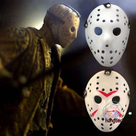 Mặt Nạ Hóa Trang Jason Voorhees Nhựa - Phụ Kiện Halloween Unisex Cho Người yêu Phim Kinh Dị