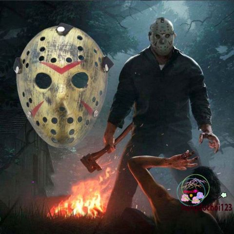 Mặt Nạ Hóa Trang Jason Voorhees Nhựa - Phụ Kiện Halloween Unisex Cho Người yêu Phim Kinh Dị