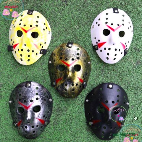 Mặt Nạ Cosplay Jason Voorhees Bằng Nhựa - Phụ Kiện Halloween Huyền Bí cho Tiệc Tùng và Sự Kiện Scary Fans