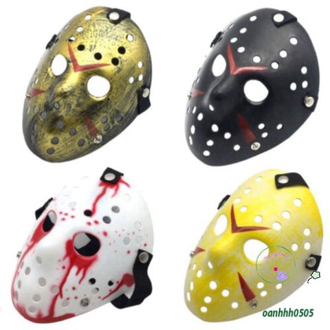 Mặt Nạ Cosplay Jason Voorhees Bằng Nhựa - Phụ Kiện Halloween Huyền Bí cho Tiệc Tùng và Sự Kiện Scary Fans