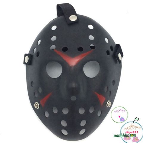 Mặt Nạ Cosplay Jason Voorhees Bằng Nhựa - Phụ Kiện Halloween Huyền Bí cho Tiệc Tùng và Sự Kiện Scary Fans