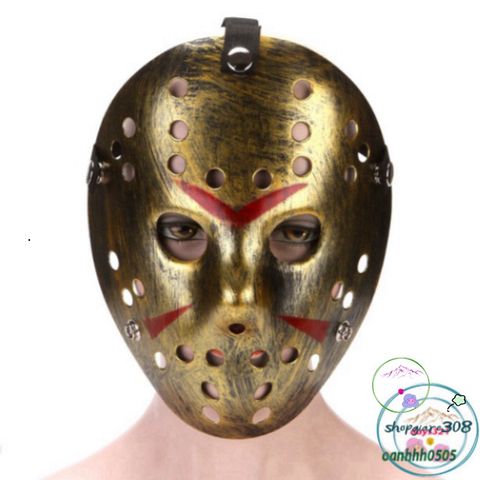 Mặt Nạ Nhựa Jason Voorhees - Phụ Kiện Hóa Trang Độc Đáo Cho Halloween & Tiệc Cosplay - Cho Các Fan Phim Kinh Dị