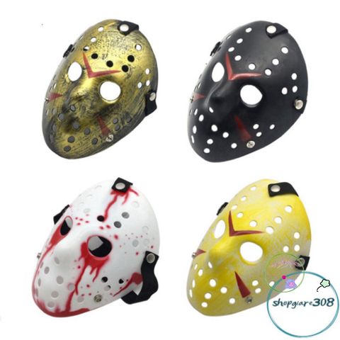 Mặt Nạ Halloween Jason Voorhees - Đồ Hóa Trang Kinh Dị Phong Cách Cosplay Cho Bữa Tiệc Và Lễ Hội