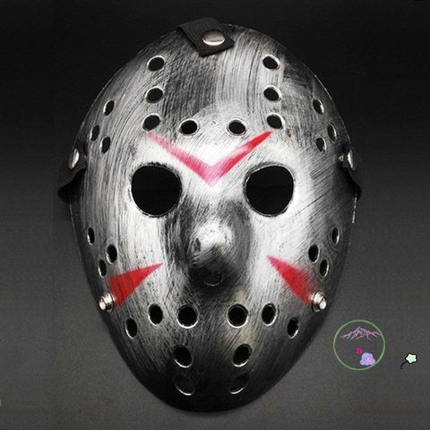 Mặt nạ Jason Halloween 2025 - Phụ kiện hóa trang kinh dị cho bữa tiệc, chất liệu nhựa ABS, phù hợp cho mọi độ tuổi