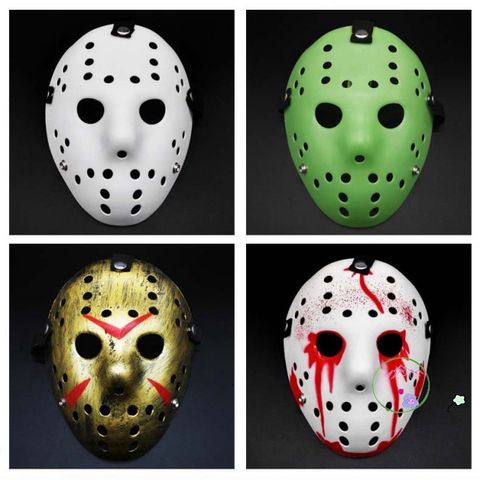 Mặt nạ Jason Halloween 2025 - Phụ kiện hóa trang kinh dị cho bữa tiệc, chất liệu nhựa ABS, phù hợp cho mọi độ tuổi