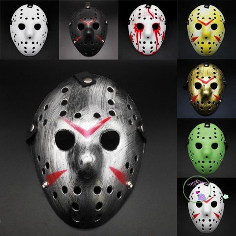 Mặt nạ Jason Halloween 2025 - Phụ kiện hóa trang kinh dị cho bữa tiệc, chất liệu nhựa ABS, phù hợp cho mọi độ tuổi