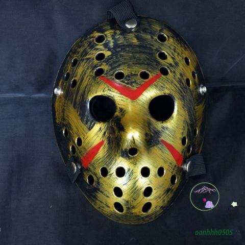 Mặt nạ Jason Voorhees Kinh Dị Nhựa - Phụ Kiện Halloween Unisex Tham Gia Tiệc Tùng, Mặt Nạ Hóa Trang Độc Đáo