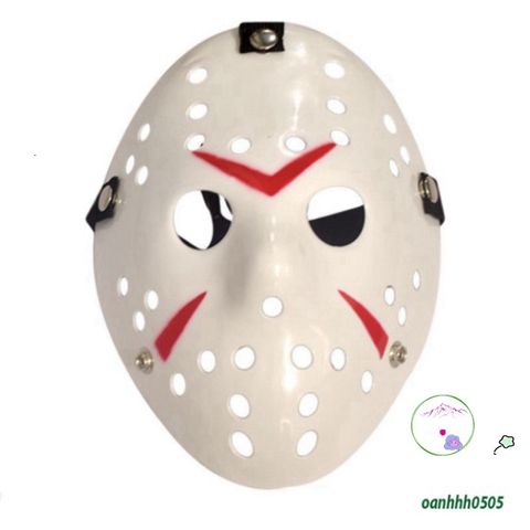Mặt nạ Jason Voorhees Kinh Dị Nhựa - Phụ Kiện Halloween Unisex Tham Gia Tiệc Tùng, Mặt Nạ Hóa Trang Độc Đáo