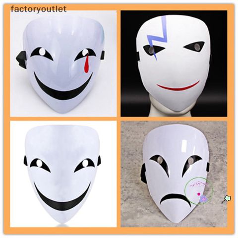 Mặt Nạ Cosplay Hiruko Đen Trắng - Phong Cách Anime Độc Đáo Cho Người Hâm Mộ Thời Trang