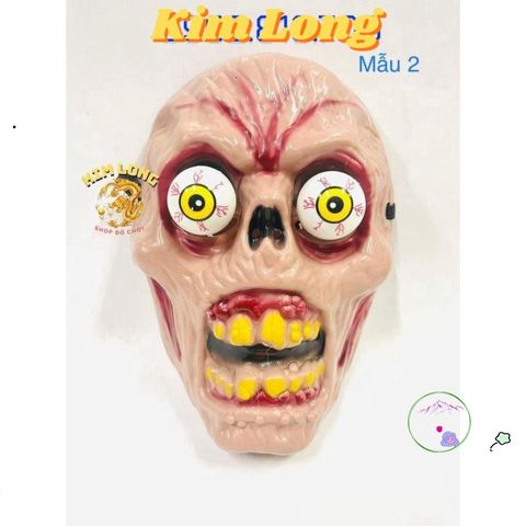 Mặt Nạ Ma Cà Rồng Halloween - Mặt Nạ Hóa Trang Kinh Dị Cho Trẻ Em & Người Lớn, Nhiều Mẫu Màu Sắc, Chất Liệu Nhựa