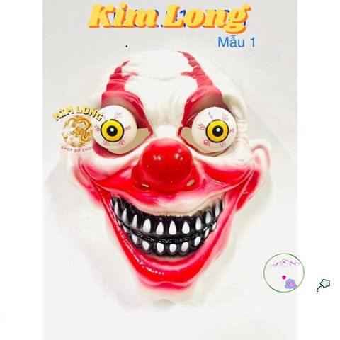 Mặt Nạ Ma Cà Rồng Halloween - Mặt Nạ Hóa Trang Kinh Dị Cho Trẻ Em & Người Lớn, Nhiều Mẫu Màu Sắc, Chất Liệu Nhựa