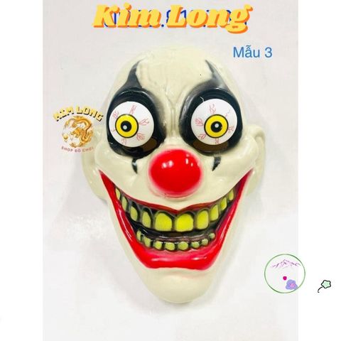 Mặt Nạ Ma Cà Rồng Halloween - Mặt Nạ Hóa Trang Kinh Dị Cho Trẻ Em & Người Lớn, Nhiều Mẫu Màu Sắc, Chất Liệu Nhựa