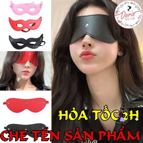Mặt Nạ Che Mắt Cosplay DC015 - Mặt Nạ Ngủ Đa Năng Da PU Chất Lượng Cao, Phụ Kiện Thời Trang Đẹp, Hàng Có Sẵn