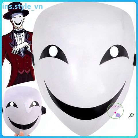 Mặt Nạ Hóa Trang Kagetane Hiruko Anime Black Bullet Unisex - Mặt Nạ Tiệc Halloween Độc Đáo và Sáng Tạo