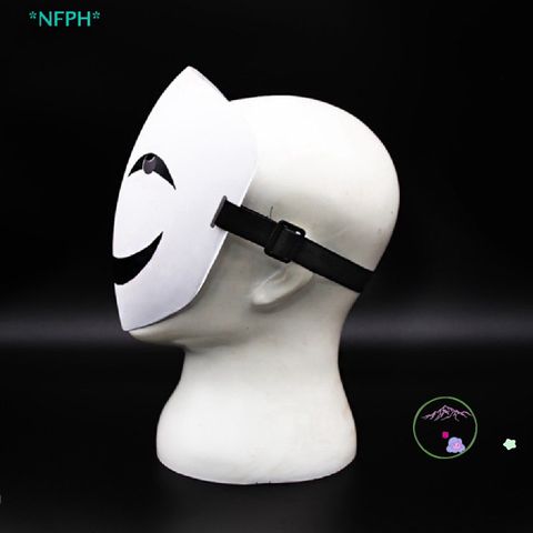 Mặt Nạ Hóa Trang Hiruko Cosplay Đen Trắng - Phụ Kiện Anime Bullet Đen Độc Lạ, Thiết Kế Chất Lượng Cao