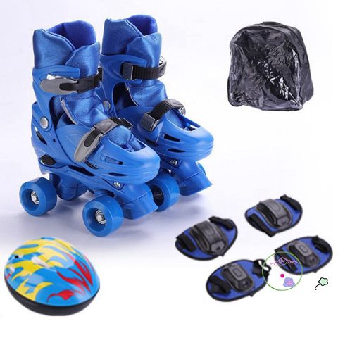 Giày Trượt Patin Cao Cấp 2 Hàng Bánh - Combo Balo & Bộ Bảo Hộ An Toàn Thể Thao Cho Người Mới Bắt Đầu, Thiết Kế Chắc Chắn, Chống Mài Mòn
