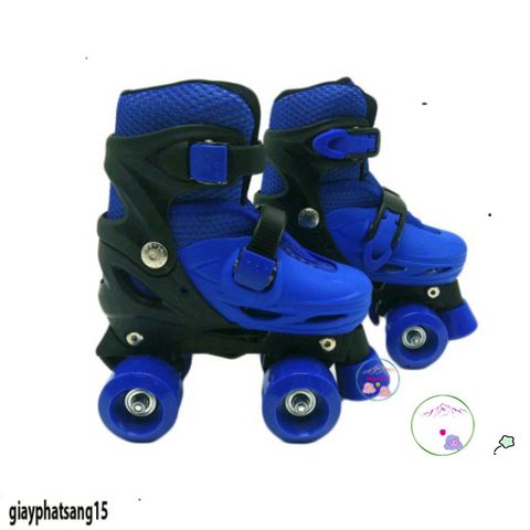 Giày Patin 4 Bánh Chống Ngã Cho Trẻ Em - Giày Trượt Patin An Toàn, Đầy Thú Vị Cho Bé Từ 5-14 Tuổi