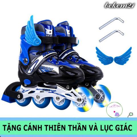 Giày Patin Cao Cấp 2901 - Bánh Xe Phát Sáng 4 Màu Sặc Sỡ Cho Trẻ Em và Người Lớn - Khởi Đầu Đam Mê Trượt Patin