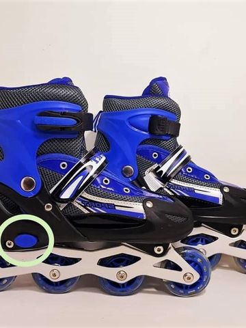 Giày Patin Sáng Đèn Trẻ Em - Giày Trượt Cao Cấp Thế Hệ Mới Kèm Cờ Lê Tháo Lốp, Nhiều Màu Sắc, Kích Thước Từ 15-26cm