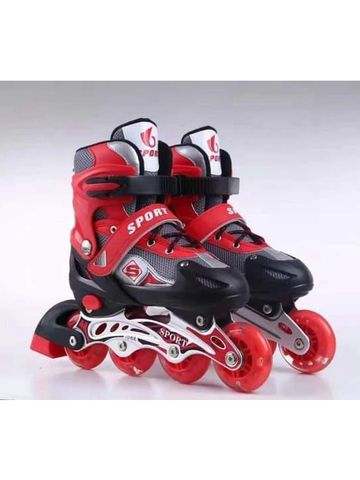 Giày Patin Sáng Đèn Trẻ Em - Giày Trượt Cao Cấp Thế Hệ Mới Kèm Cờ Lê Tháo Lốp, Nhiều Màu Sắc, Kích Thước Từ 15-26cm