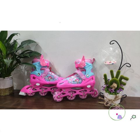 Giày Patin Trẻ Em Cougar [CENTOSY] - Bánh Có Đèn, Thiết Kế Thể Thao An Toàn, Phanh Tiện Lợi, Nhiều Size và Màu Sắc