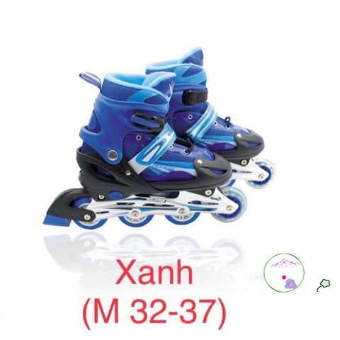 Giày Patin Cao Cấp Điều Chỉnh Phát Sáng - Giày Trượt Cho Người Lớn & Trẻ Em, Mẫu Mới 2024, An Toàn & Thời Trang