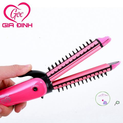 Máy làm tóc đa năng 3 trong 1 NOVA8890 - Máy uốn duỗi 4 nhiệt, công nghệ ceramic, chăm sóc tóc an toàn và hiệu quả.