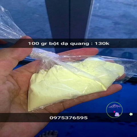 Bột Dạ Quang Phát Sáng Trong Đêm - 50g/100g Làm Đồ Trang Trí, Vẽ Dạ Quang, Sáng Mãi 2-6 Giờ, Sơn Dạ Quang Tạo Kiệt Tác Nghệ Thuật